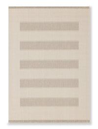 June Cream Outdoor Patio Area Rug - 7’ x 10’ 
