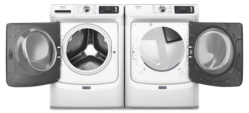 Maytag 5.8 Cu. Ft. Pet Pro Smart Front-Load Washer and 7.4 Cu. Ft. Gas Dryer - White