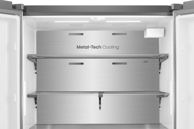 Hisense 36\" 22.5 Cu. Ft. Couter-Depth French 4-Door Refrigerator - Stainless Steel - RQ23G4FSEI
