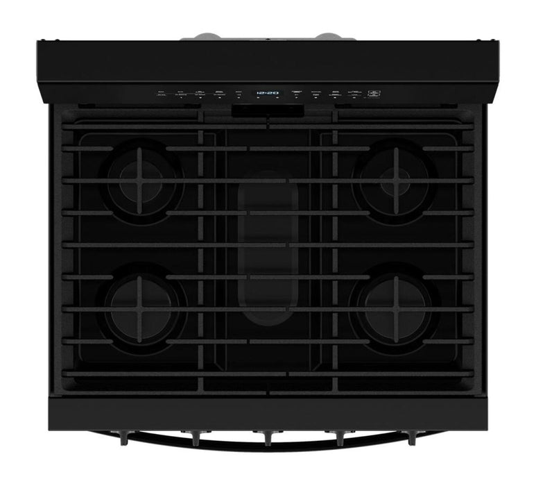 Whirlpool 5 Cu. Ft. Smart Gas Range with Air Fry and Self-Clean - Black - WFGS7530RB