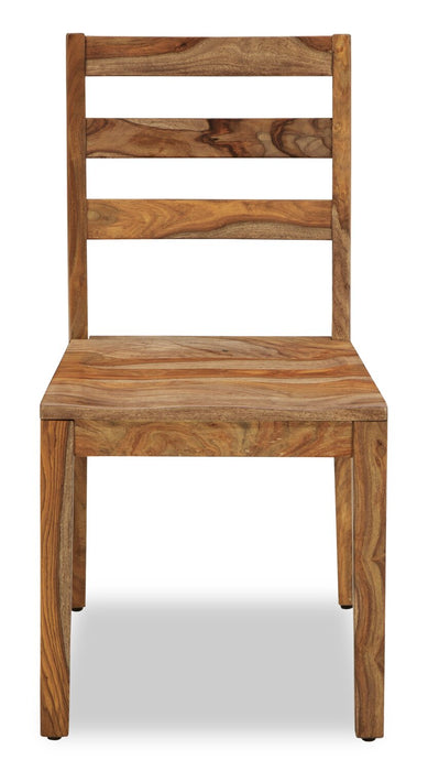 Indie 5pc Dining Set with Table & 4 Chairs, 70-94\"W Extension - Natural