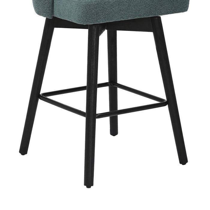 Nash Counter-Height Swivel Bar Stool - Blue