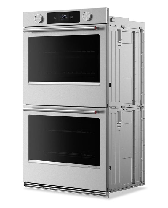 KitchenAid 27\" Smart Electric Double Wall Oven - PrintShield™ Stainless Steel - KOED727SPS\t