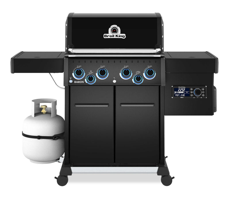 Baron 490 Pro Shadow 65,000-BTU Propane Gas Grill – Black - 674144