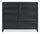 ["Casa Bedroom 8-Drawer Dresser, 54##PACKAGEDETAILSquot;W x 44##PACKAGEDETAILSquot;H, Wood - Black"]