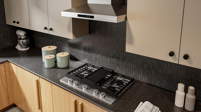  KitchenAid Gas-on-Metal Cooktop with CookShield Finish - Stainless Steel - KCGK730SSS
