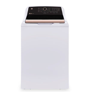 GE 5.3 Cu. Ft. Top Load Washer - White and Rose Gold - GTW690BMYWR