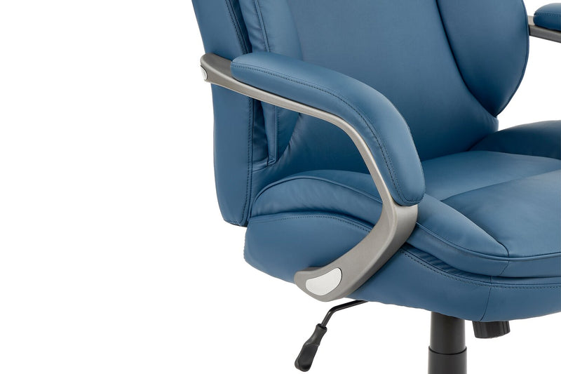 Sealy® Posturepedic Palisade 28\" Adjustable Ergonomic Office Chair - Blue