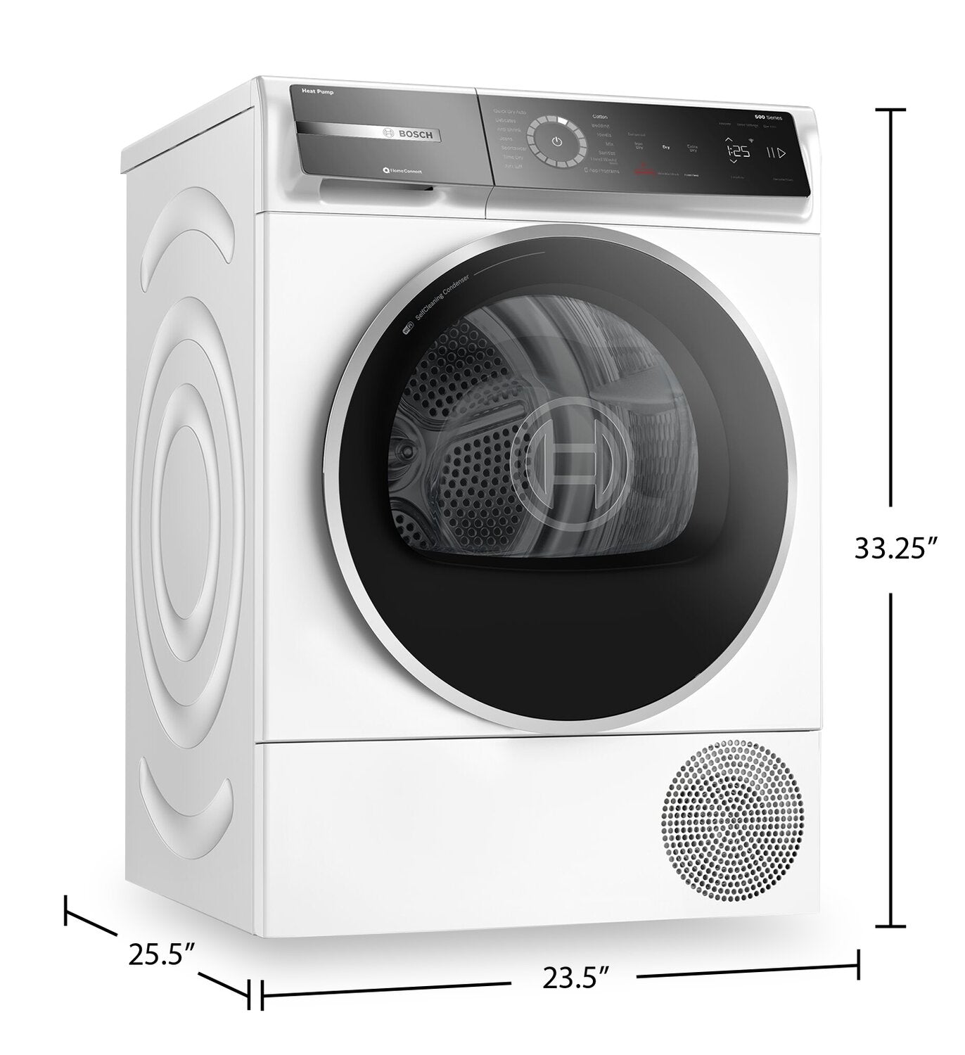 Bosch® 500 Series White Front Load Ventless Electric Dryer, 41 OFF
