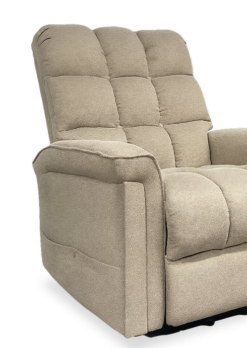 Linton 35.5” Linen-Look Fabric Power Lift Reclining Chair – Mushroom 