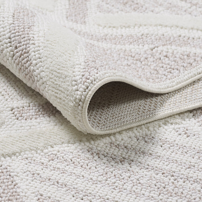 Knox Moroccan Beige Area Rug - 6'7\" x 9'6\"