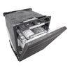 LG 24" 46 dBA Built-In Top-Control Dishwasher with QuadWash® - Black Stainless Steel -LDNPQ555D |  Lave-vaisselle encastré LG à 46 dBA de 24 po avec commandes sur le dessus et QuadWashMC - acier inoxydable noir - LDNPQ555D