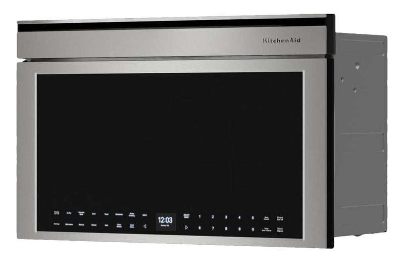 KitchenAid 1.1 Cu. Ft. Built-In Convection Microwave with Air Fry - PrintShield Stainless Steel - YKMBT730SPS