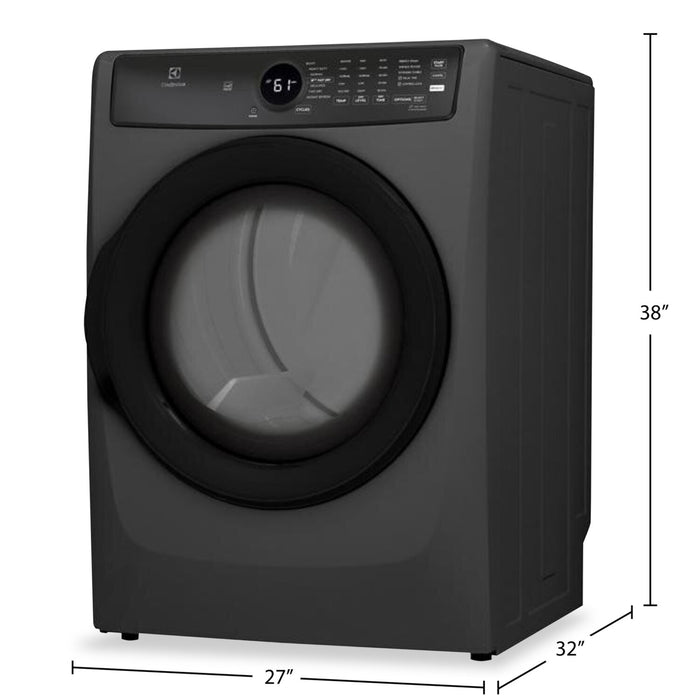 Electrolux 8 Cu. Ft. Electric Dryer - Titanium - Stackable - ELFE743CAT
