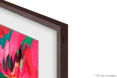 Samsung Customizable Bezel for 85" The Frame Pro TV - Modern Brown | Cadre décoratif personnalisable pour téléviseur The Frame Pro de 85 po de Samsung - brun moderne