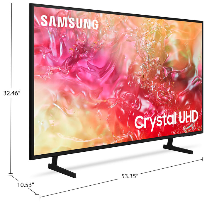 Samsung 60\" 4K UHD Direct Lit PurColour HDR10+ 60Hz Smart TV (UN60DU7100FXZC)