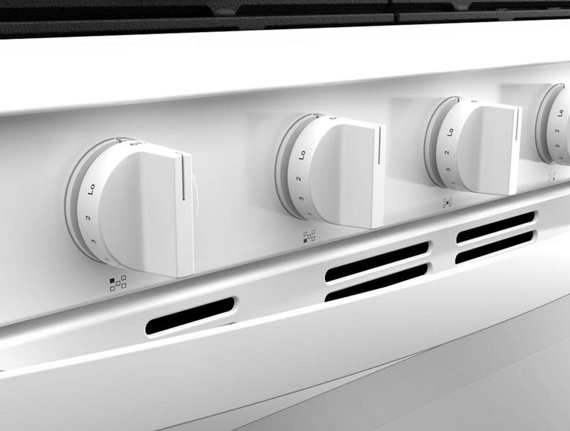 Whirlpool 5 Cu. Ft. Smart Gas Range with Air Fry and Self-Clean - White - WFGS7530RW