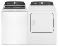 Whirlpool 5.2 Cu. Ft. Top-Load Washer with Built-In Faucet and 7 Cu. Ft. Gas Dryer with Steam 