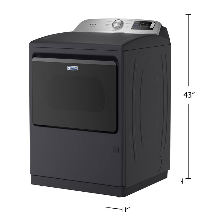 Maytag 7.4 Cu. Ft. Pet Pro Top Load Electric Dryer - Midnight Steel - YMED7205RF