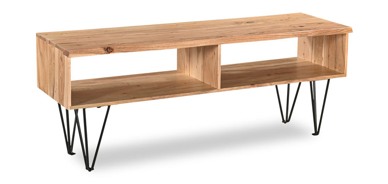 Kaleb 57” Modern TV Stand for TVs up to 65” - Natural