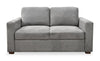 Drift 66.5\" Linen-Look Fabric Sleeper Sofa with Track Arms - Grey