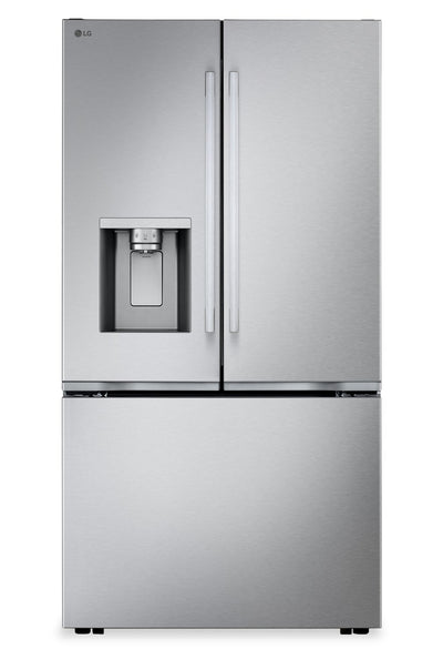 LG 36" 24 Cu. Ft. Counter-Depth MAX™ Zero Clearance™ French-Door Refrigerator - LF24Z6330S | Réfrigérateur LG de 24 pi3 et de 36 po de profondeur comptoir Counter-Depth MAXMC à portes françaises avec système de charnières Zero ClearanceMC   - LF24Z6330S