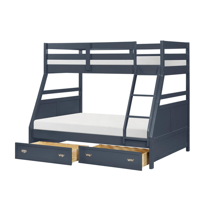 Quinn Trundle Drawers for Bed or Bunk, Set of 2 - Blue
