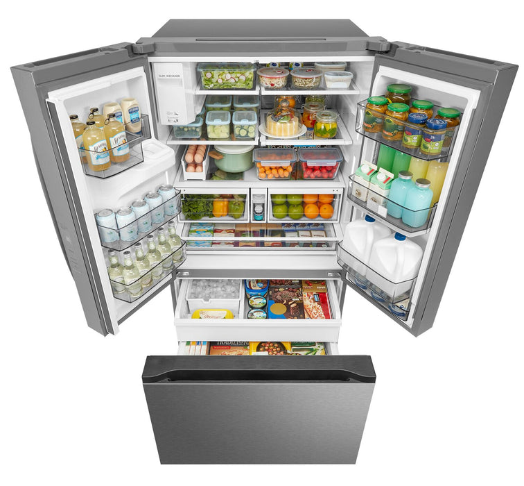 Midea 36\" 28.9 Cu. Ft. French Door Refrigerator with OneTouch AutoFill™ Dispenser - MRF29D9BST