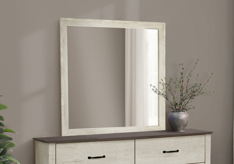 Clara Bedroom Dresser Mirror, Attachable, Wall Hanging - Bleached Oak