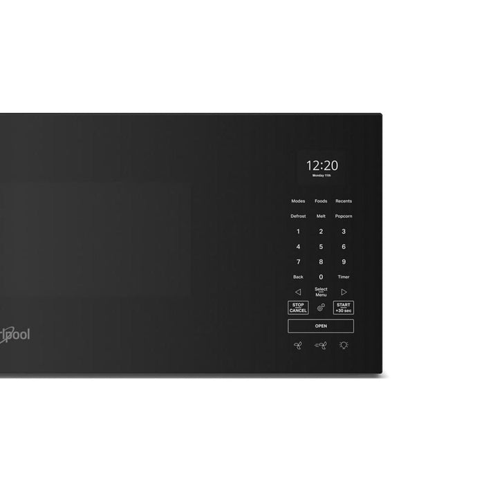 Whirlpool 1.1 Cu. Ft. Smart Low-Profile Over-the-Range Microwave - Black - YWMML5530RB
