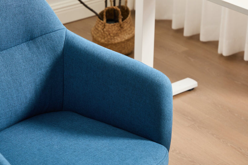 Stevie 23\" Swivel Office Chair with Adjustable Height – Blue