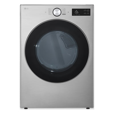 LG 7.4 Cu. Ft. Smart Front-Load Electric Dryer with AI Sensory Dry - Graphite Steel - DLEX5800V | Sécheuse électrique intelligente LG à chargement frontal de 7,4 pi3 avec AI Sensor DryMC - acier graphite - DLEX5800V