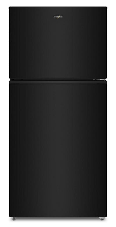Whirlpool 29.5" 19 Cu. Ft. Top Freezer Refrigerator – Black - WRTX5419SB | Réfrigérateur Whirlpool de 19 pi³ et de 29,5 po à congélateur supérieur - noir - WRTX5419SB