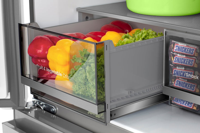 Hisense 36\" 22.5 Cu. Ft. Couter-Depth French 4-Door Refrigerator - Stainless Steel - RQ23G4FSEI