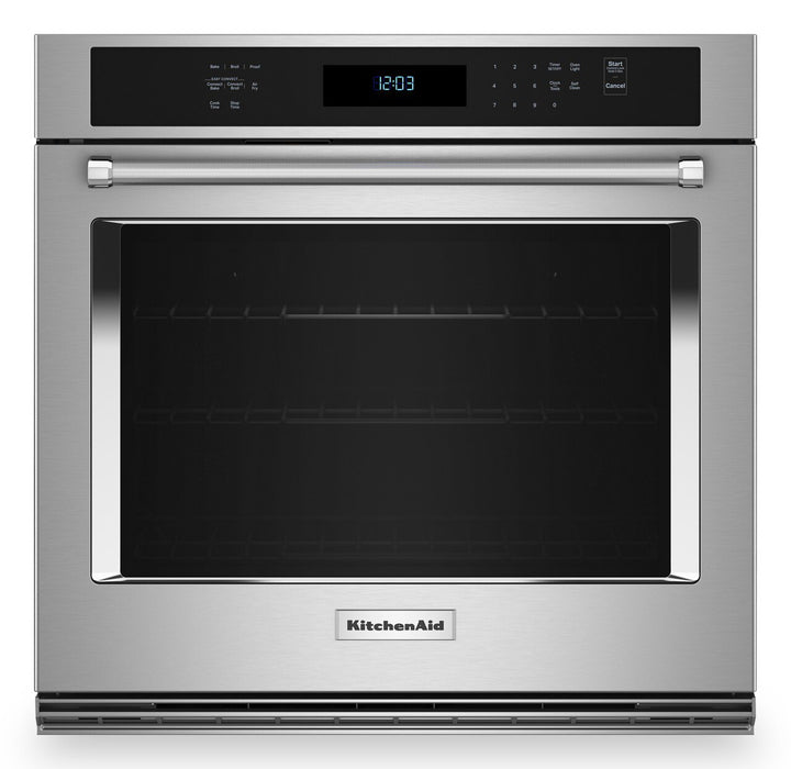 KitchenAid 27\" 4.3 Cu. Ft. Electric Single Wall Oven with True Convection - Stainless Steel - KOES527PSS