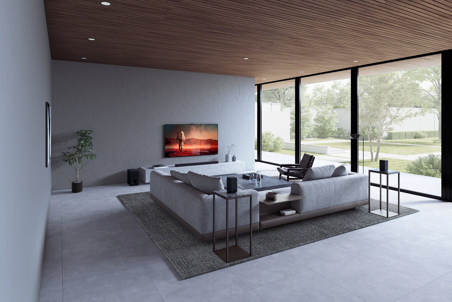 High Ceilings Best Soundbar For Large Open Room SONY Bravia