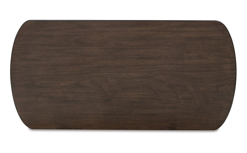 Vernon 56” Modern Solid Wood Lift Top Coffee Table with Storage, Shelf and Casters - Dark Brown