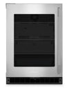 Kitchenaid 24\" 5.2 Cu. Ft. Undercounter Refrigerator with Glass Door - KURL324SSB
