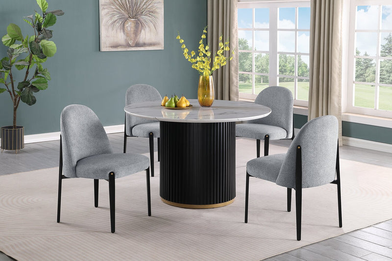 Capri 5-Piece Dining Set – Grey