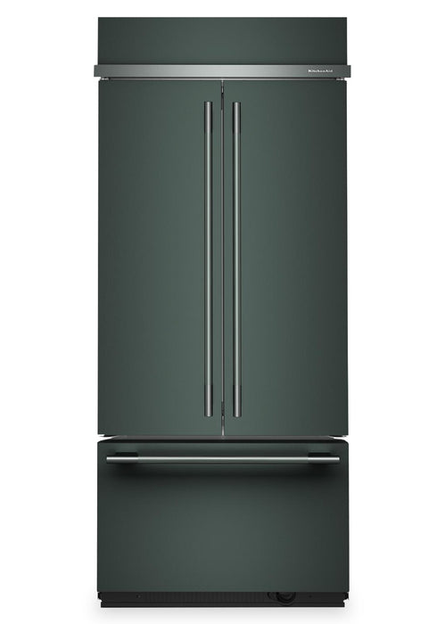 KitchenAid 36\" 20.8 Cu. Ft. French Door Bottom Mount Refrigerator - Juniper - KBFN536SJP