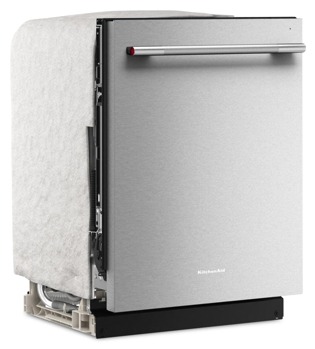 KitchenAid 24\" 44 dBA Dishwasher with 360° Max Jets™ Third Rack -PrintShield Stainless Steel - KDTS424SPS 