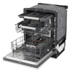 LG 24" 46 dBA Built-In Top-Control Dishwasher with QuadWash® - Black Stainless Steel -LDNPQ555D |  Lave-vaisselle encastré LG à 46 dBA de 24 po avec commandes sur le dessus et QuadWashMC - acier inoxydable noir - LDNPQ555D