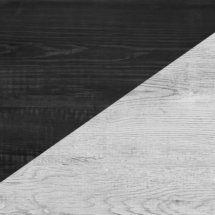 Blake Bedroom 6-Drawer Dresser, 60\"W x 32\"H - Grey & Black