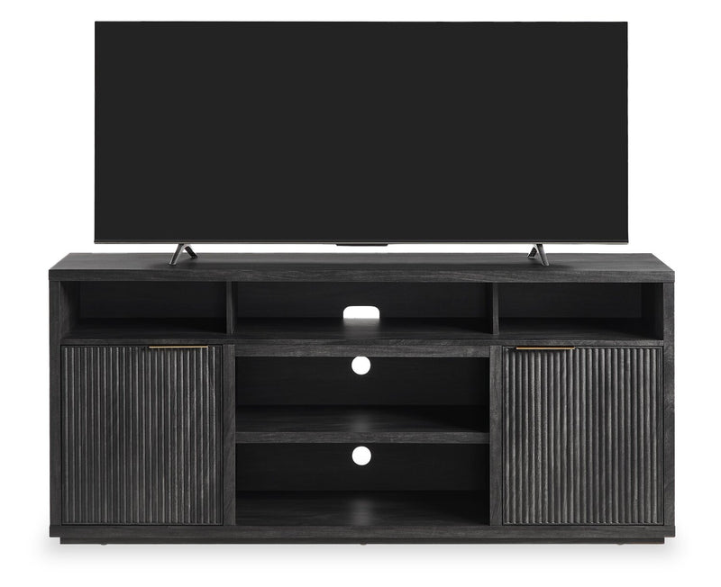 Brenner 64\" TV Stand with Storage and Cable Management for TVs up to 60\" - Charcoal