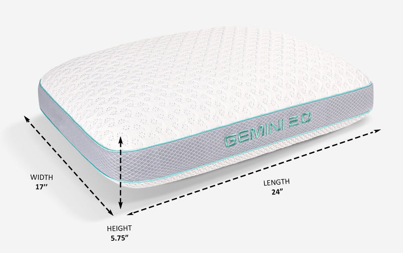 Bedgear Gemini Performance 2.0 Pillow – Back Sleeper