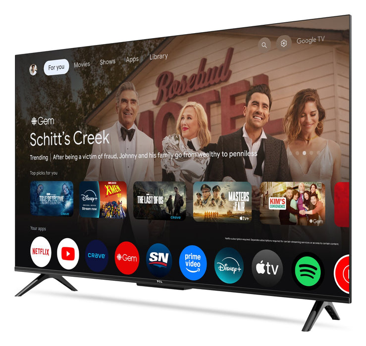 TCL 43\" S41K 4K UHD Google Smart TV