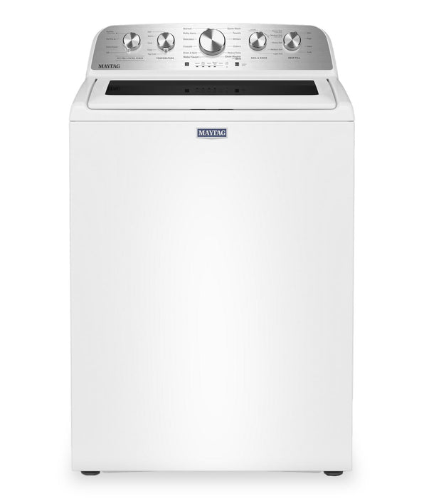 Maytag 5.4 Cu Ft. Top Load Washer with Pet Pro and 7.0 Cu Ft. Gas Dryer – White 