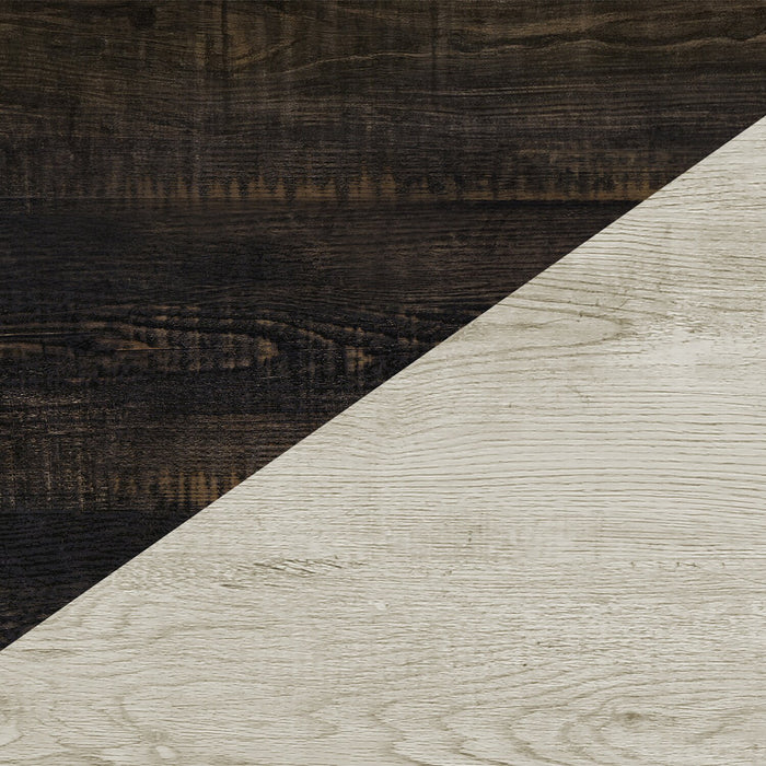 Clara Bedroom Chest of Drawers, 4-Drawer, 32\"W x 46\"H - Bleached Oak & Brown