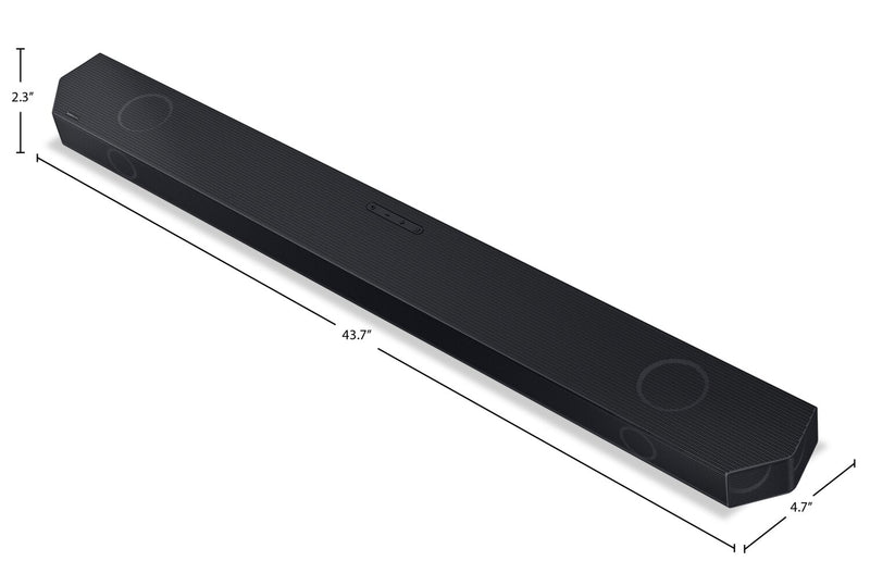 Samsung 9.1.2 CH Dolby Atmos DTS:X Q-Symphony Soundbar with Wireless Subwoofer (HW-Q910D/ZC)