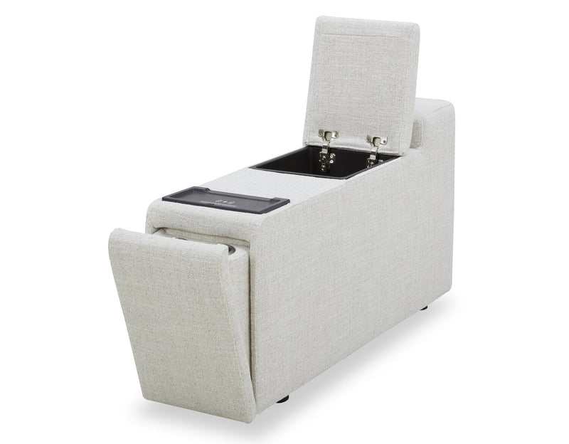 Sky Modular 13\" Fabric Storage Console with USB Port - Nathan Wheat